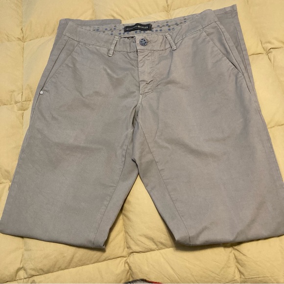 Alessandro Gilles Mens Flat Front Casual Chino Pants Size 32 - Picture 1 of 8